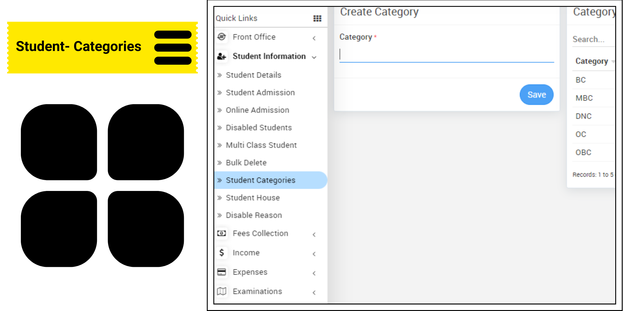 Student-Categories mergosoft-school